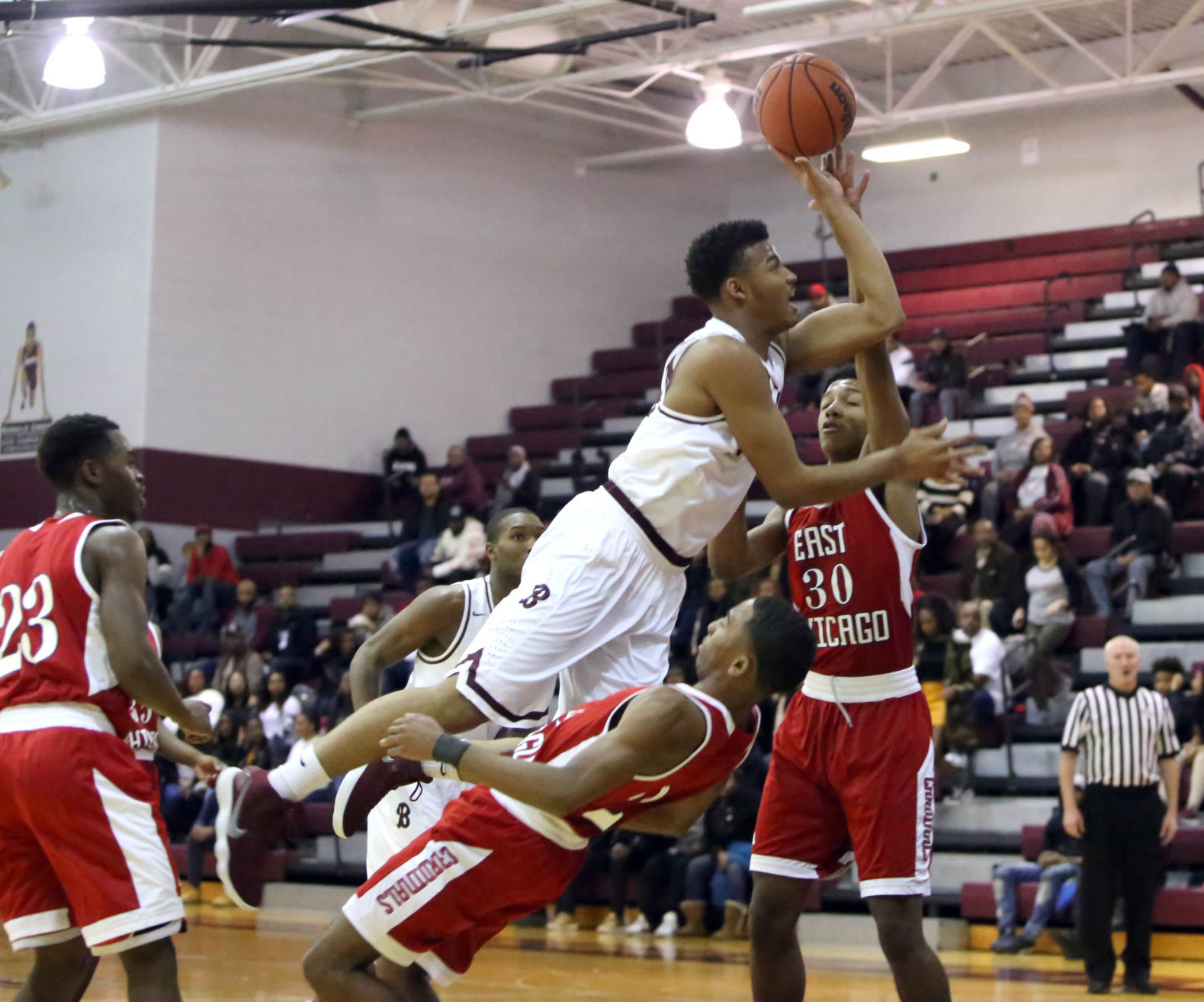 E.C. Central at Bowman Academy boys basketball